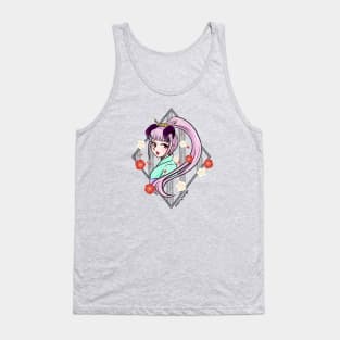 Pink Oni Girl Tank Top